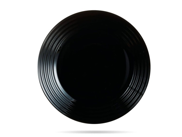 Talerz obiadowy 25 cm czarny Harena LUMINARC