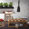 Podstawa bufetowa drewniana pod tace GN 1/1