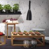 Skrzynka na sztućce Madeira Black 275x100x70 mm