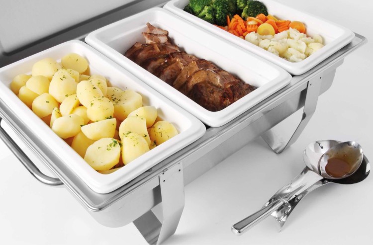 Pojemnik porcelanowy GN 1/1, biały 530x325x(H)65 mm