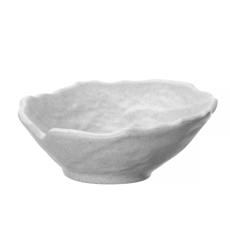 Miska skośna Rock, szara, 232x225x(h)95mm