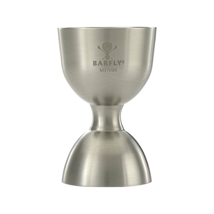 Miarka barmańska Bell z prostą krawędzią, stal nierdzewna, BarFly, 25/50ml