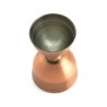 Miarka barmańska Bell z prostą krawędzią, antyczna miedź, BarFly, 25/50ml