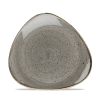 Talerz trójkątny Stonecast Peppercorn Grey 229 mm