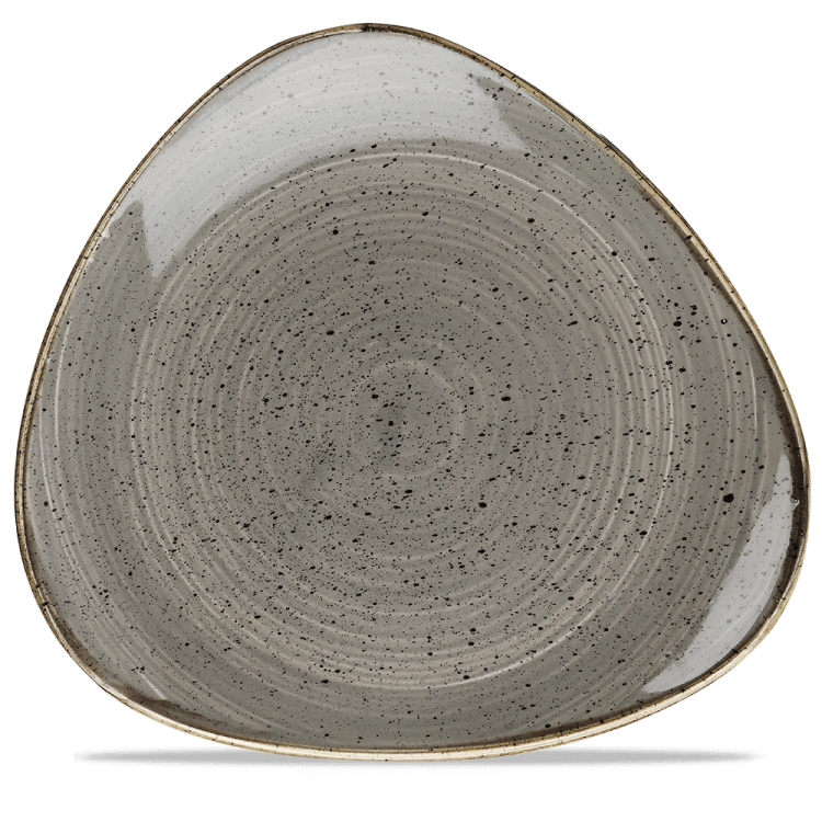 Talerz trójkątny Stonecast Peppercorn Grey 311 mm