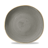 Talerz płytki o organicznym ksztalcie Stonecast Peppercorn Grey 264 mm