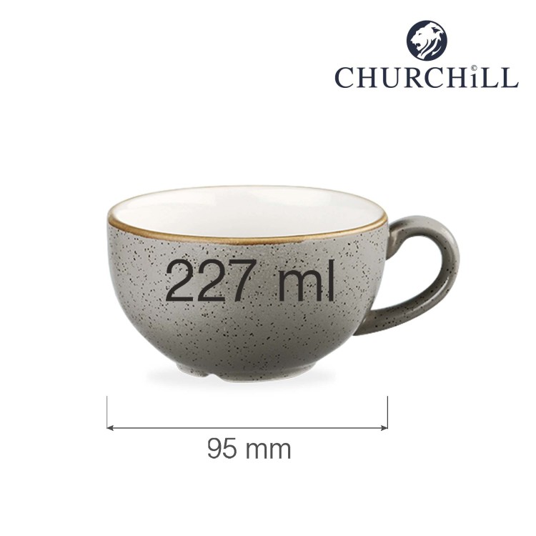 Filiżanka do kawy i herbaty Stonecast Peppercorn Grey 227 ml
