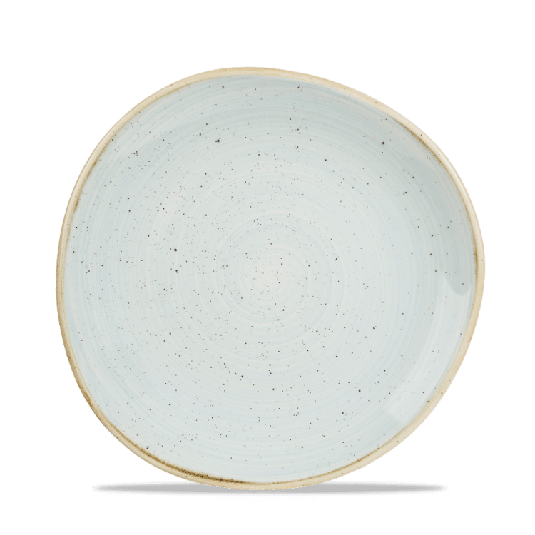 Talerz płytki o organicznym kształcie Stonecast Duck Egg Blu 210 mm