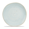 Talerz płytki o organicznym kształcie Stonecast Duck Egg Blu 264 mm