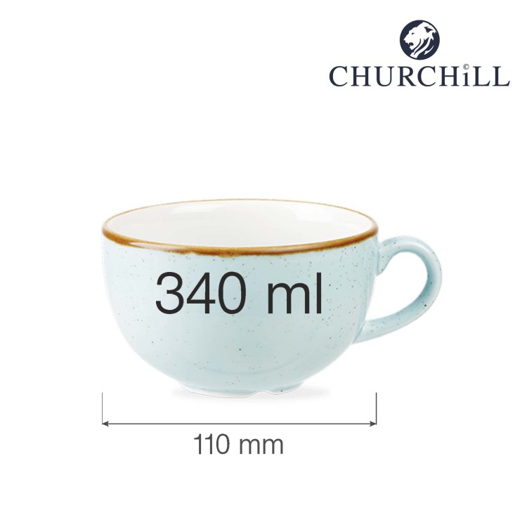 Filiżanka do cappuccino Stonecast Duck Egg Blue 340 ml