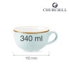Filiżanka do cappuccino Stonecast Duck Egg Blue 340 ml
