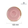 Spodek do filiżanki do espresso Stonecast Petal Pink, 118mm