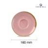 Spodek do filiżanki do kawy i herbaty Stonecast Petal Pink, 156mm