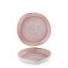 Talerz organiczny z wysokim rantem Stonecast Petal Pink, 200mm