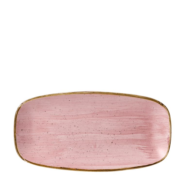 Talerz prostokątny Stonecast Petal Pink 298x153 mm