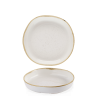 Talerz organiczny z wysokim rantem Stonecast Barley White, 230mm