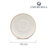 Spodek espresso Stonecast Barley White 118 mm