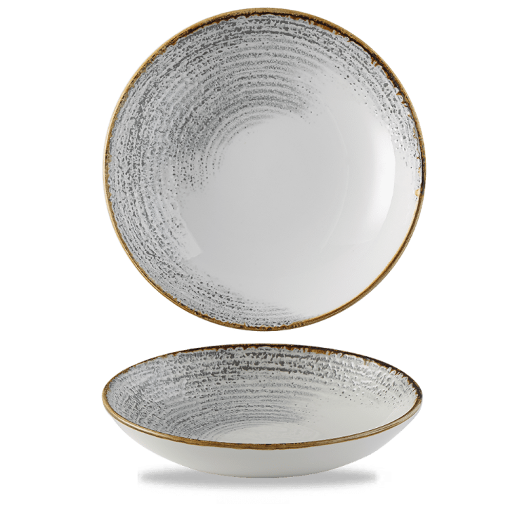 Miska coupe Homespun Accents Jasper Grey 248 mm