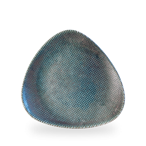 Talerz trójkątny Astro Metallic Blue, 270mm