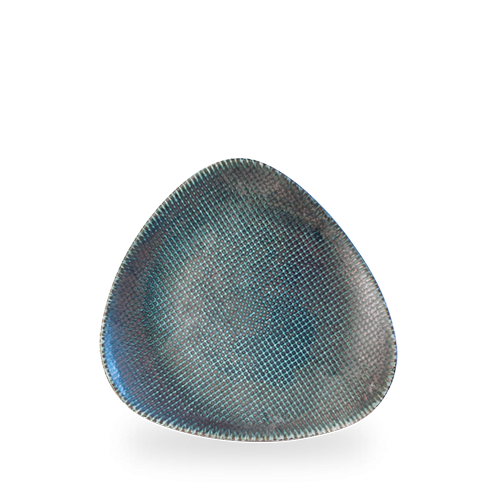 Talerz trójkątny Astro Metallic Blue, 230mm