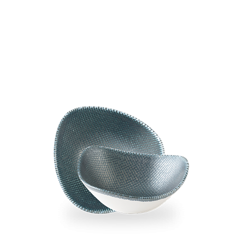 Miska trójkątna Astro Metallic Blue, 190mm