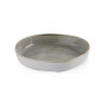 Talerz organiczny z wysokim rantem Stonecast Peppercorn Grey, 230mm