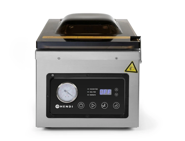 Pakowarka próżniowa - komorowa, HENDI, Profi Line, Listwa zgrzewająca 260 mm, 240V/1000W, 330x480x(H)361mm