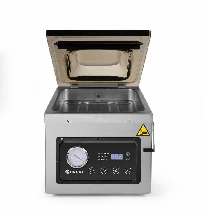 Pakowarka próżniowa - komorowa, HENDI, Profi Line, Listwa zgrzewająca 260 mm, 240V/1000W, 330x480x(H)361mm