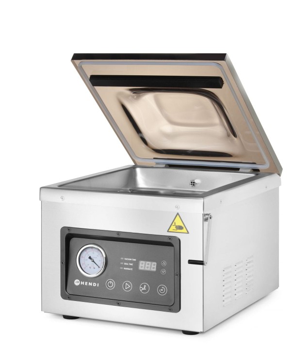 Pakowarka próżniowa komorowa, HENDI, Profi Line, listwa zgrzewająca 300 mm, 230V/950W, 367x425x(H)364mm
