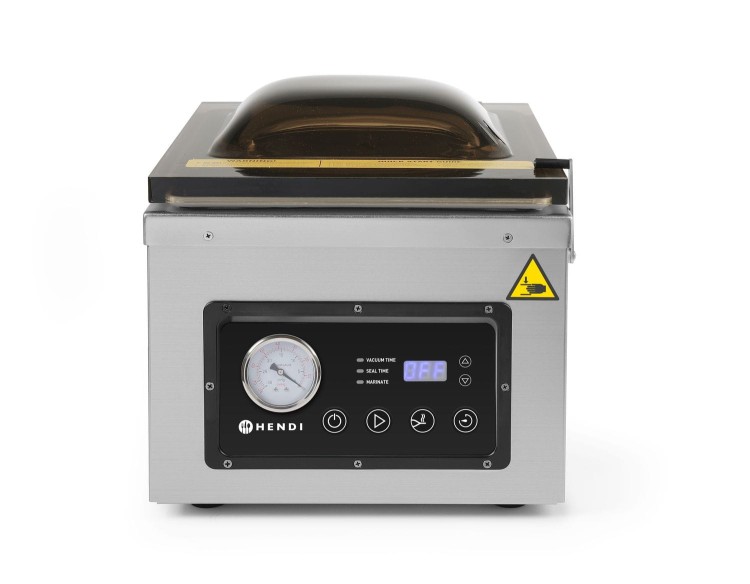 Pakowarka próżniowa komorowa, HENDI, Profi Line, listwa zgrzewająca 300 mm, 230V/950W, 367x425x(H)364mm