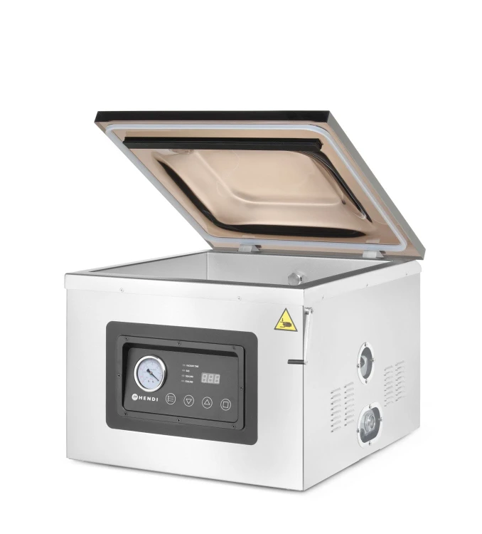 Pakowarka próżniowa komorowa 410, HENDI, Profi Line, listwa zgrzewająca 410 mm, 230V/1100W, 510x625x(H)455mm