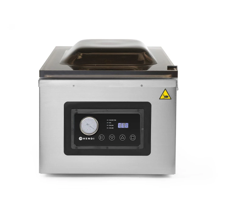 Pakowarka próżniowa komorowa 410, HENDI, Profi Line, listwa zgrzewająca 410 mm, 230V/1100W, 510x625x(H)455mm
