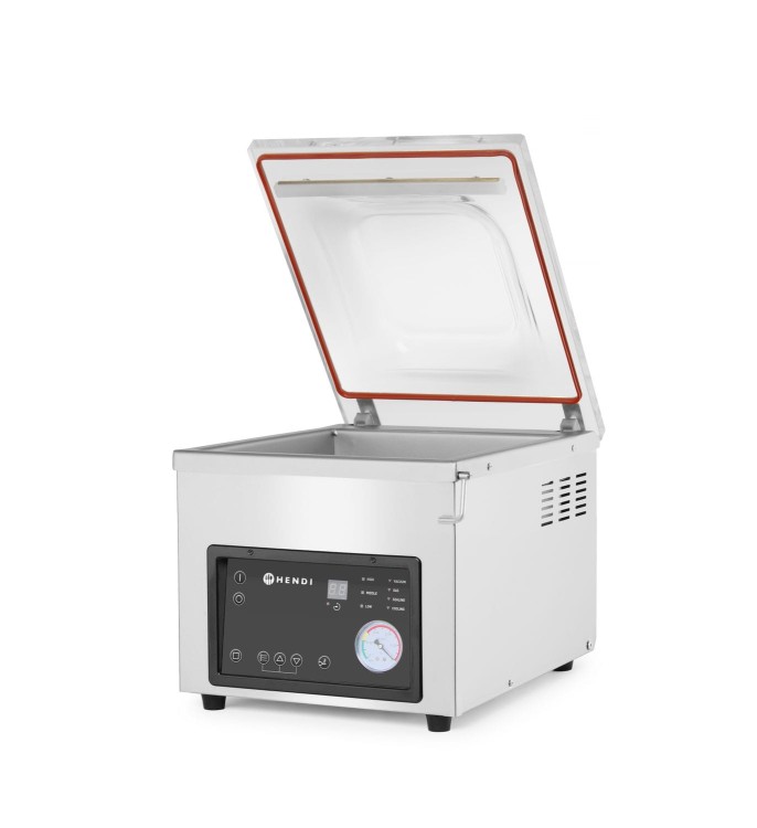 Pakowarka próżniowa - komorowa, HENDI, Profi Line, listwa zgrzewająca 260 mm, 230V/370W, 330x480x(H)360mm