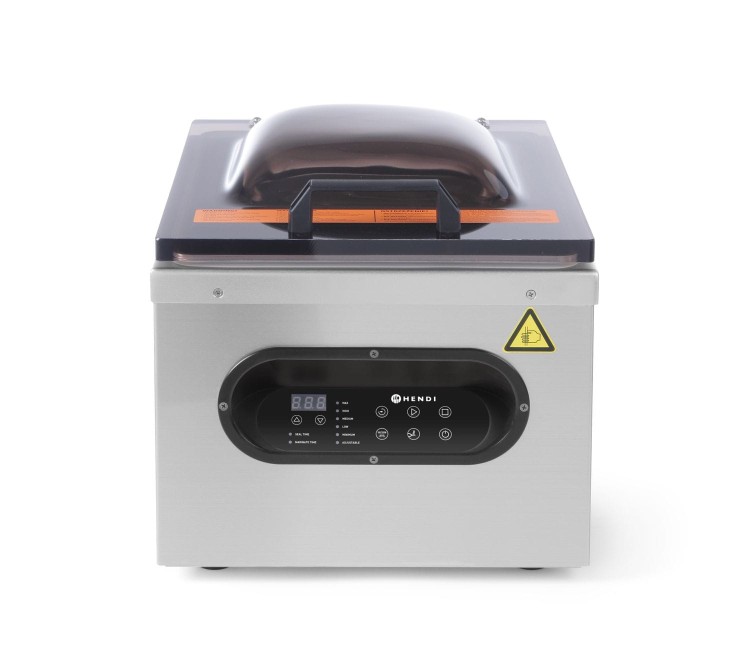 Pakowarka próżniowa - komorowa, HENDI, Kitchen Line, 230V/630W, 360x490x(H)365mm