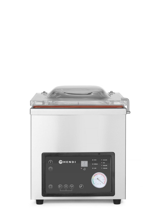 Pakowarka próżniowa - komorowa, HENDI, Profi Line, listwa zgrzewająca 300 mm, 230V/370W, 380x503x(H)444mm