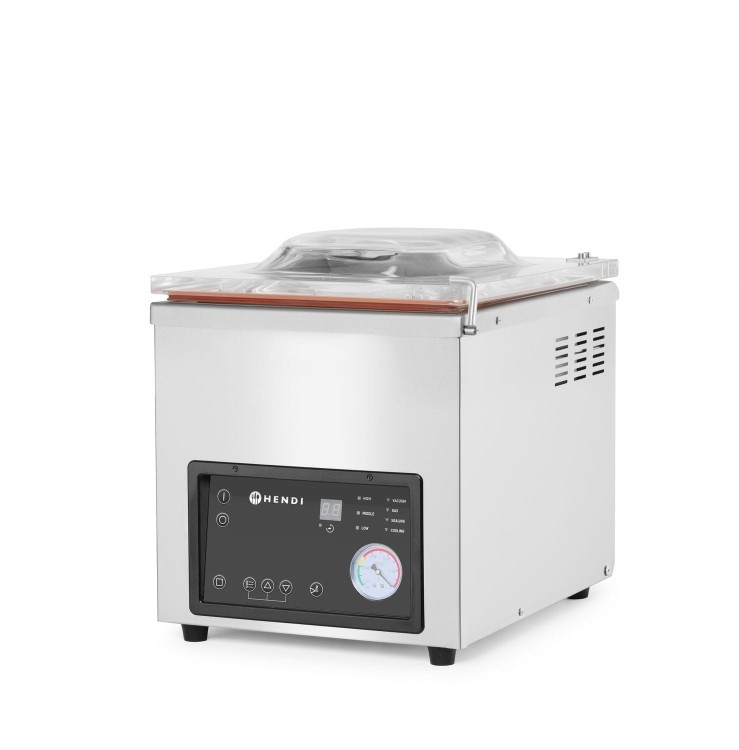 Pakowarka próżniowa - komorowa, HENDI, Profi Line, listwa zgrzewająca 300 mm, 230V/370W, 380x503x(H)444mm