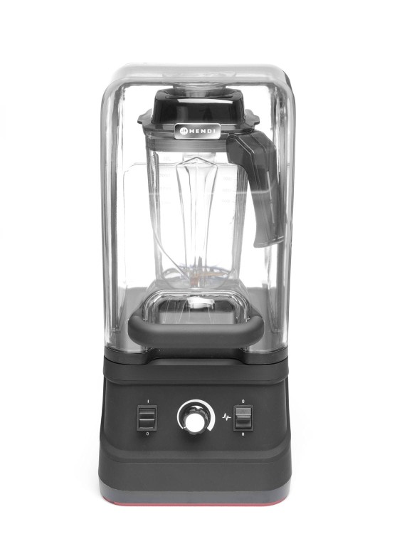 Blender barmański z obudową wyciszającą, HENDI, 2,5L, czarny, 220-240V/1680W, 250x300x(H)540mm