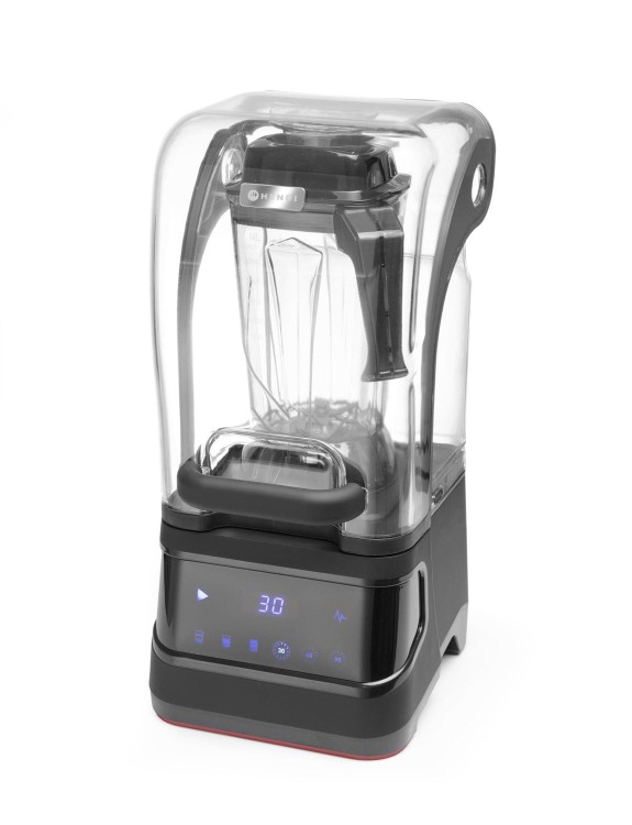 Blender barmański elektroniczny z obudową wyciszającą, HENDI, 2,5L, czarny, 220-240V/1680W, 250x300x(H)546mm
