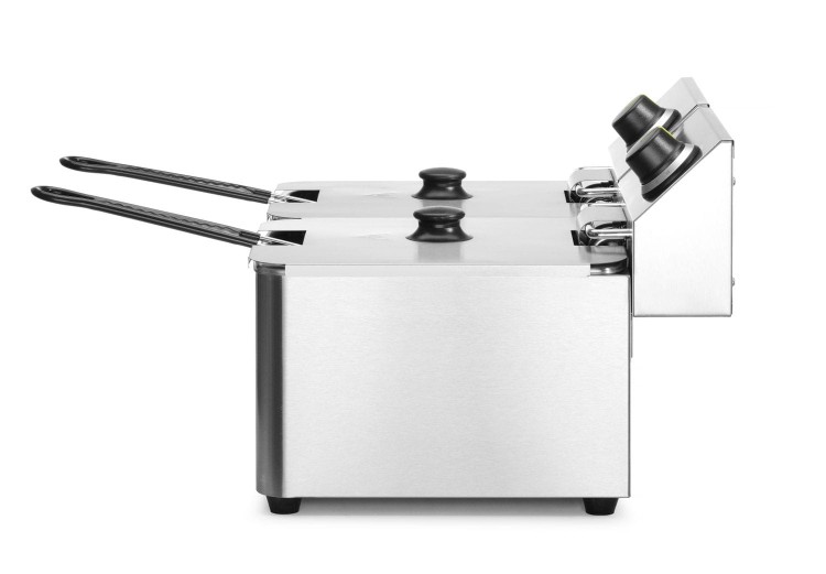 Frytownica 2×8 l, HENDI, Kitchen Line, 16L, 230V/7000W, 542x430x(H)351mm