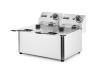 Frytkownica 2x4 l, HENDI, Kitchen Line, 8L, 230V/6000W, 470x380x(H)315mm