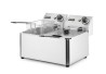 Frytkownica 2x4 l, HENDI, Kitchen Line, 8L, 230V/6000W, 470x380x(H)315mm