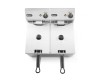 Frytkownica 2x4 l, HENDI, Kitchen Line, 8L, 230V/6000W, 470x380x(H)315mm