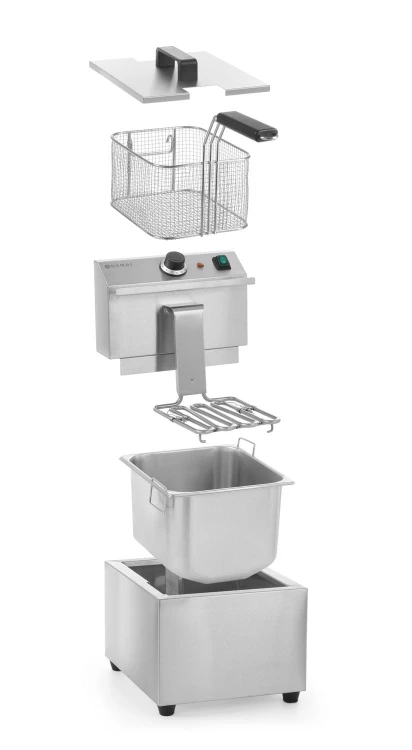Frytownica manualna , 8 l, HENDI, Profi Line, 8L, 230V/3500W, 305x460x(H)369mm
