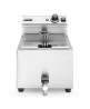 Frytownica manualna z kranem spustowym, 8 l, HENDI, Profi Line, 8L, jasnoszary, 230V/3500W, 305x515x(H)354mm