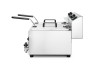 Frytownica manualna z kranem spustowym, 2 × 8 l, HENDI, Profi Line, 16L, 230V/7000W, 610x515x(H)369mm
