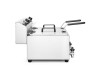 Frytownica manualna z kranem spustowym, 2 × 8 l, HENDI, Profi Line, 16L, 230V/7000W, 610x515x(H)369mm