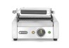 Grill kontaktowy pojedynczy, HENDI, góra i dół ryflowane, 230V/1800W, 310x375x(H)216mm