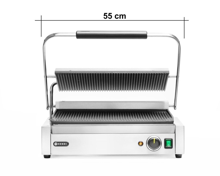 Grill kontaktowy Panini XL, HENDI, 230V/2700W, 548x464x(H)216mm