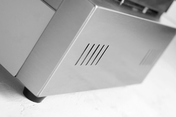 Grill kontaktowy Panini, HENDI, góra i dół ryflowane, 230V/2200W, 430x375x(H)216mm