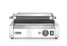Grill kontaktowy Panini, HENDI, góra i dół ryflowane, 230V/2200W, 430x375x(H)216mm